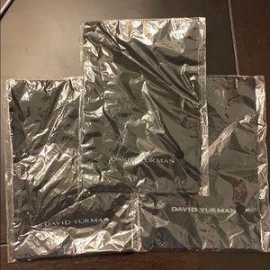 Set of three polishing cloths